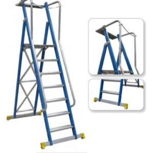 Fiberglass Work Platform Ladder