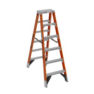 Werner Fiberglass Twin Step Ladders Series T7400